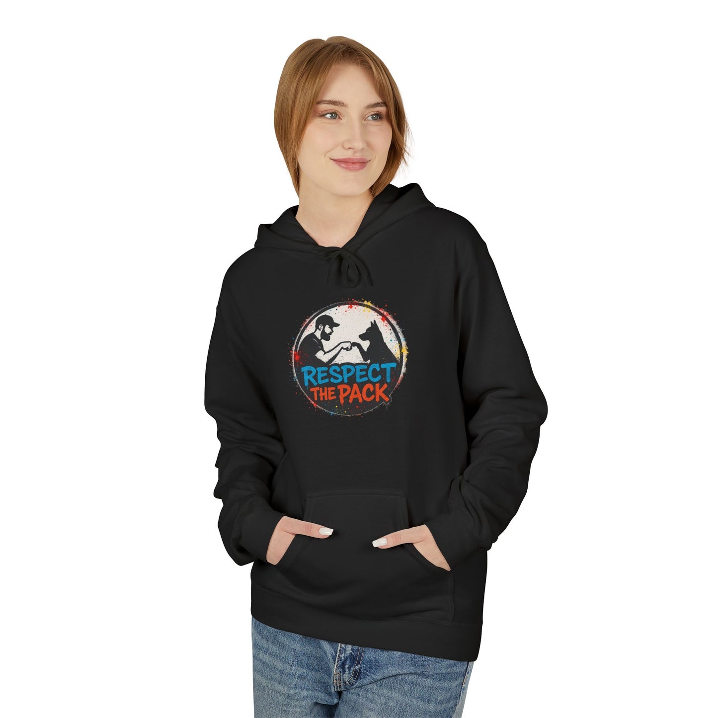 Dog Dad Fleece Hoodie, Unisex Softstyle Hooded Sweatshirt, Perfect Gift for Dog Lovers, Comfortable and Stylish