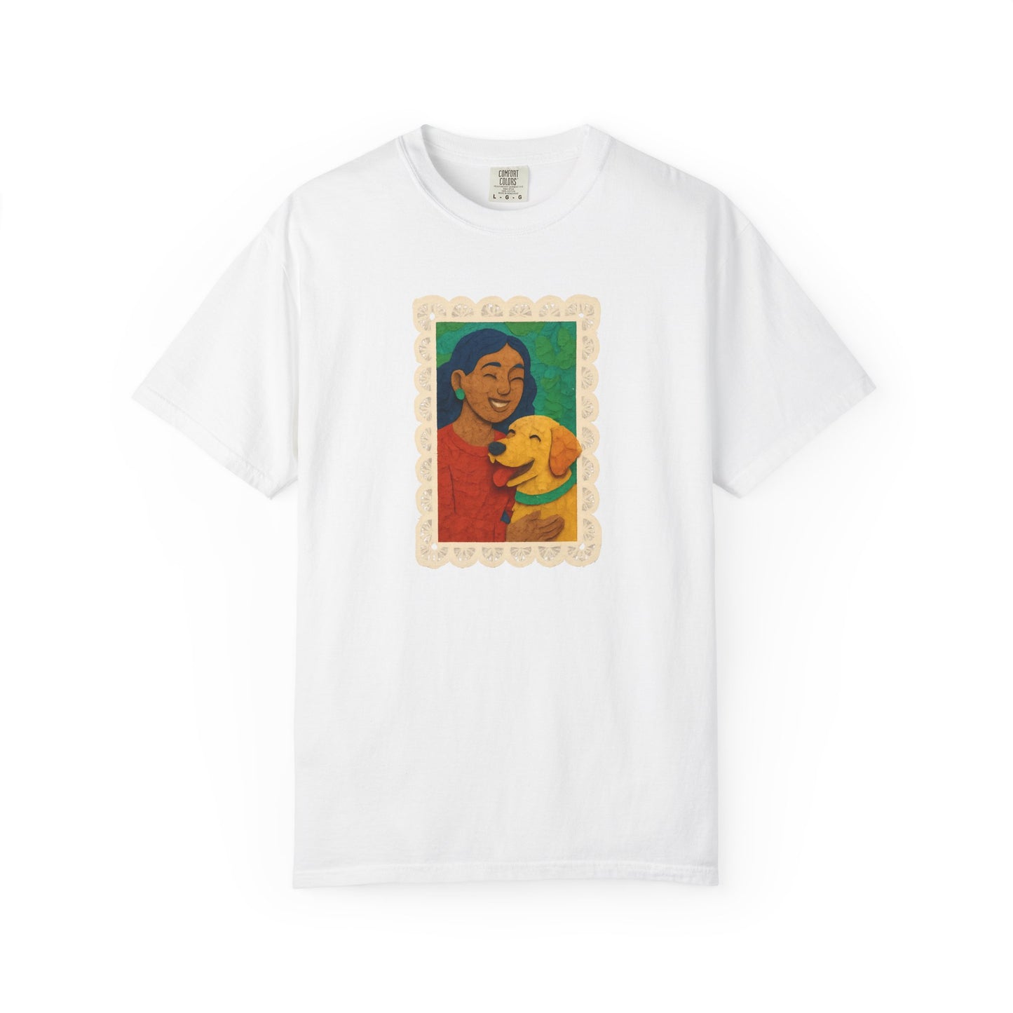 Dog Mom T-shirt - Unisex Garment-Dyed Tee for Dog Lovers