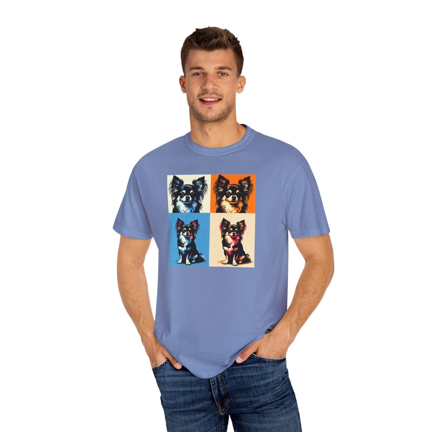 Chihuahua Pop Art Unisex T-shirt - Colorful Graphic Tee for Dog Lovers