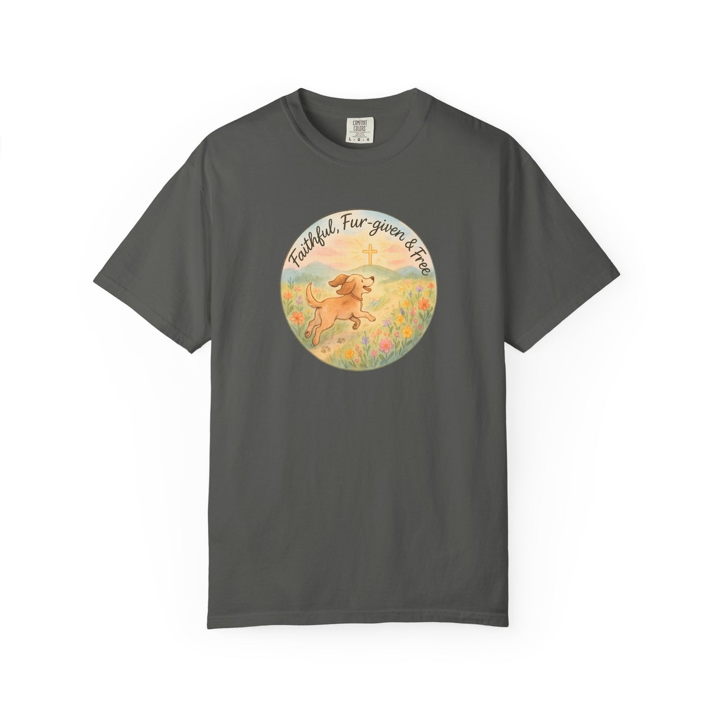 Faithful Dog Lover T-Shirt, Garment-Dyed Tee, Perfect Gift for Dog Owners, Pet Lovers, Animal Rescue Advocates, Casual Wear