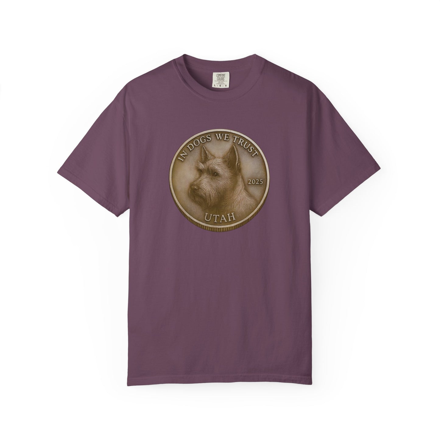 Utah State Coin T-Shirt Collection - Proud Dog Breed Illustrations