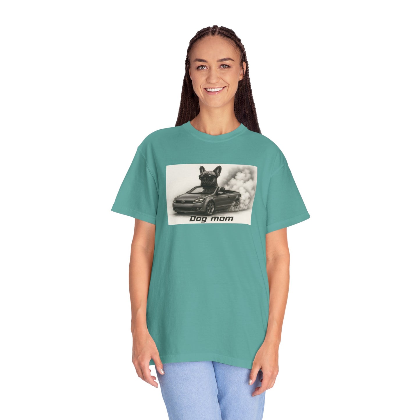 Dog Mom - French Bulldog - “Cool Dogs in Cool Cars” T-Shirt Collection! 🐶🚗