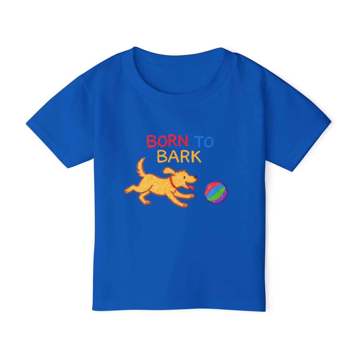 Toddler T-Shirt - Born to Bark Dog Lover Tee, Cute Pet Gift, Kids Dog Shirt, Birthday Present, Playful Puppy Love