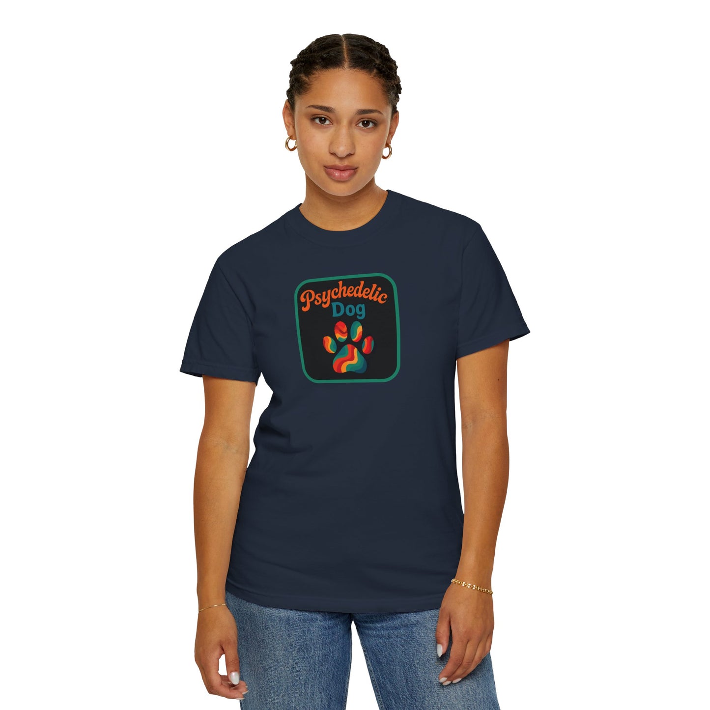 Psychedelic Dog T-shirt
