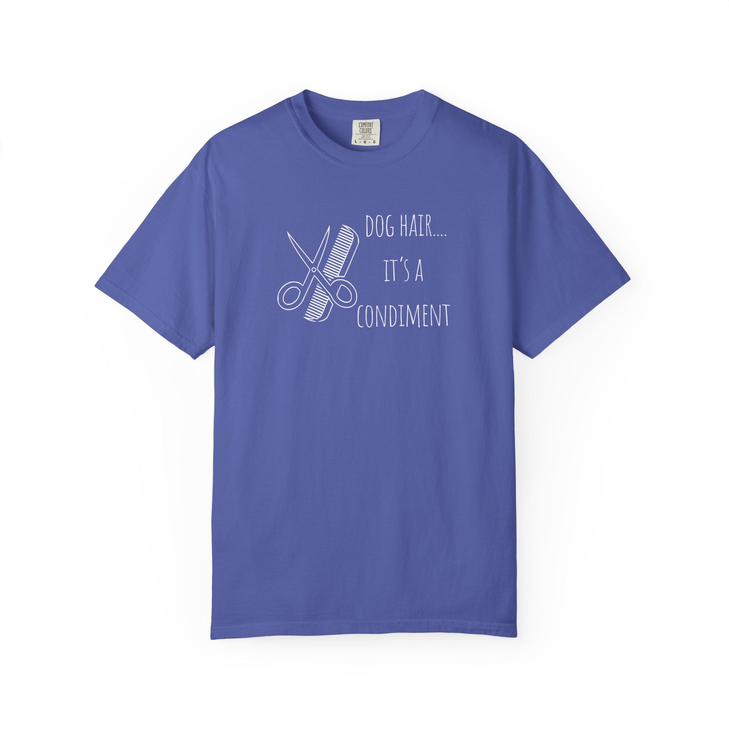 Dog Lover Unisex T-shirt - 'Dog Hair... It's a Condiment'