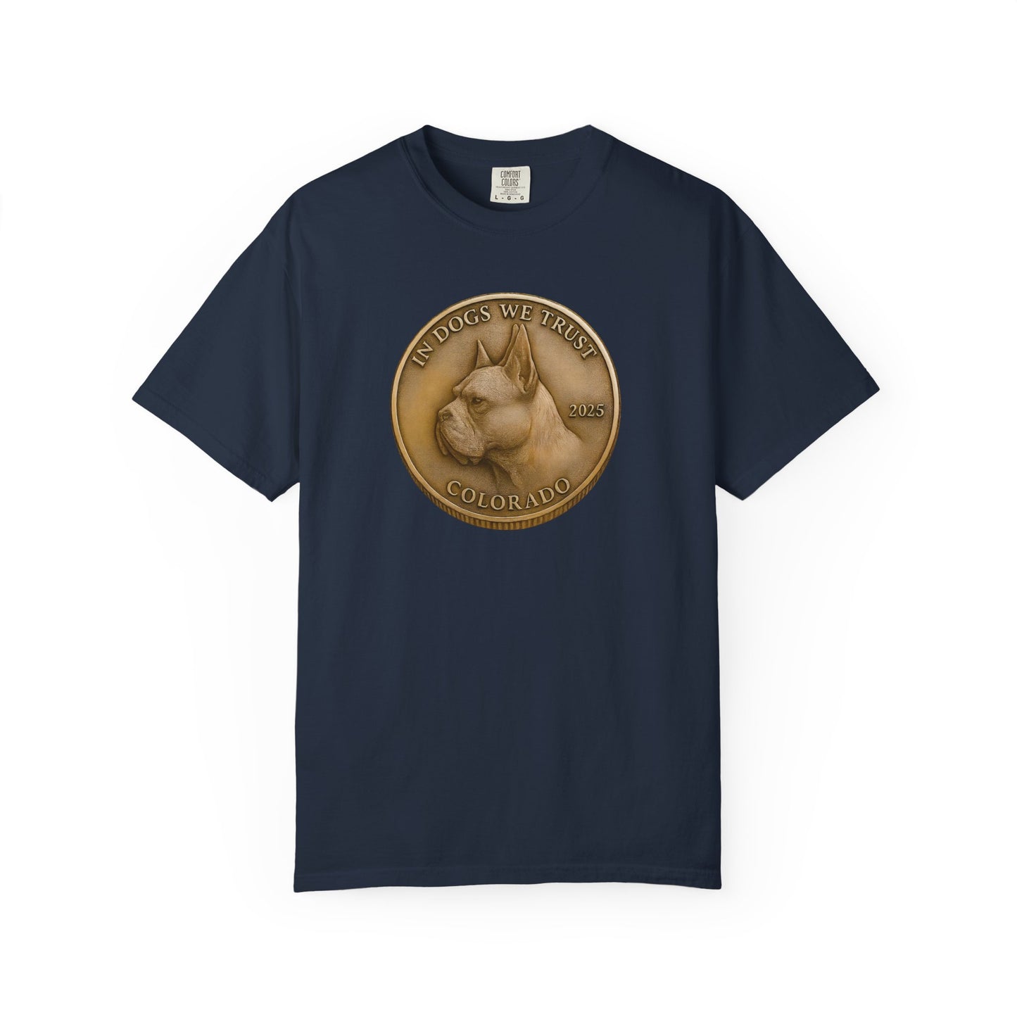 Colorado State Coin T-Shirt Collection - Proud Dog Breed Illustrations