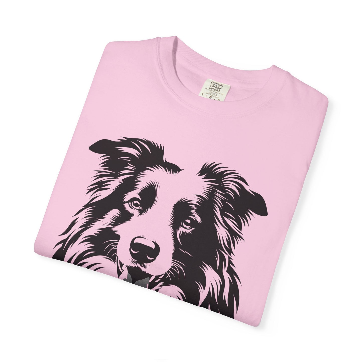 🖤 The Classic Collie – B/W Art Border Collie Tee - Perfect Gift for Dog Lovers