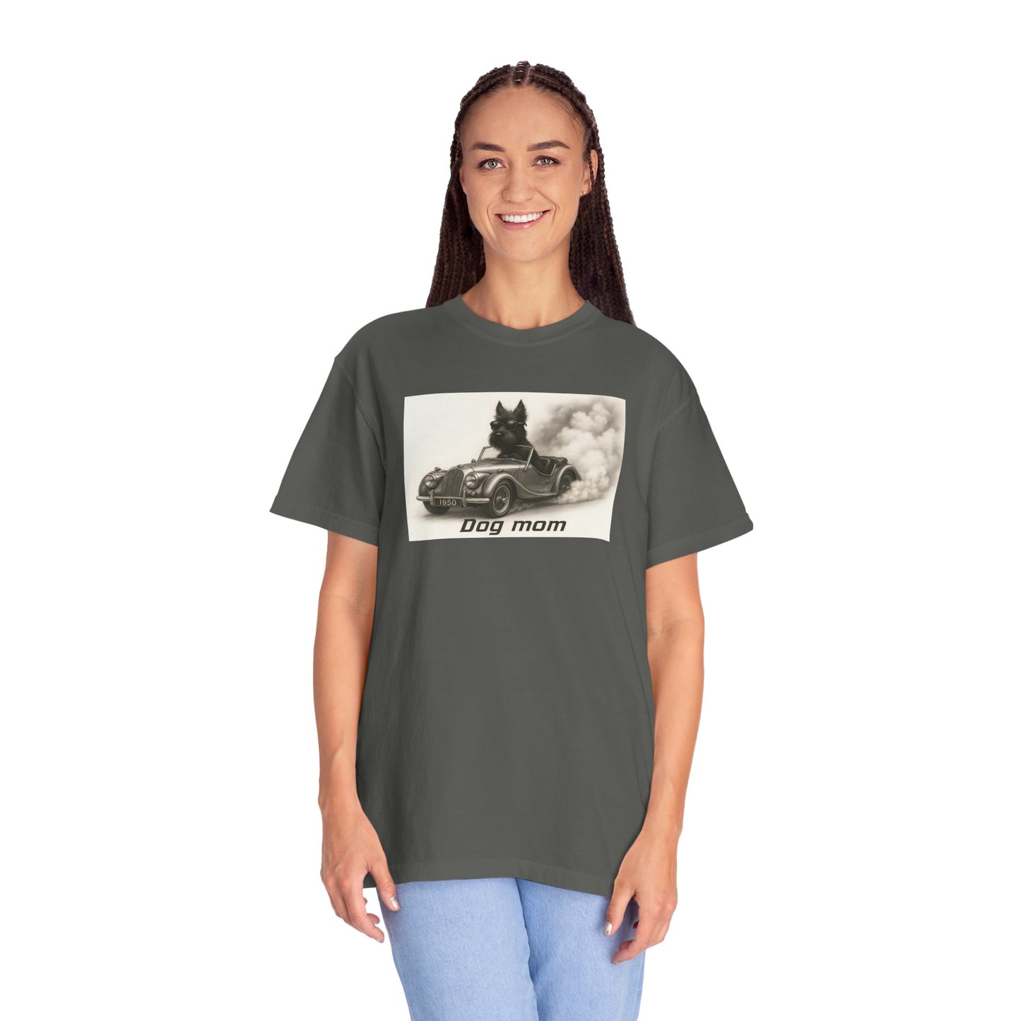 Dog Mom - Scottish Terrier - “Cool Dogs in Cool Cars” T-Shirt Collection! 🐶🚗