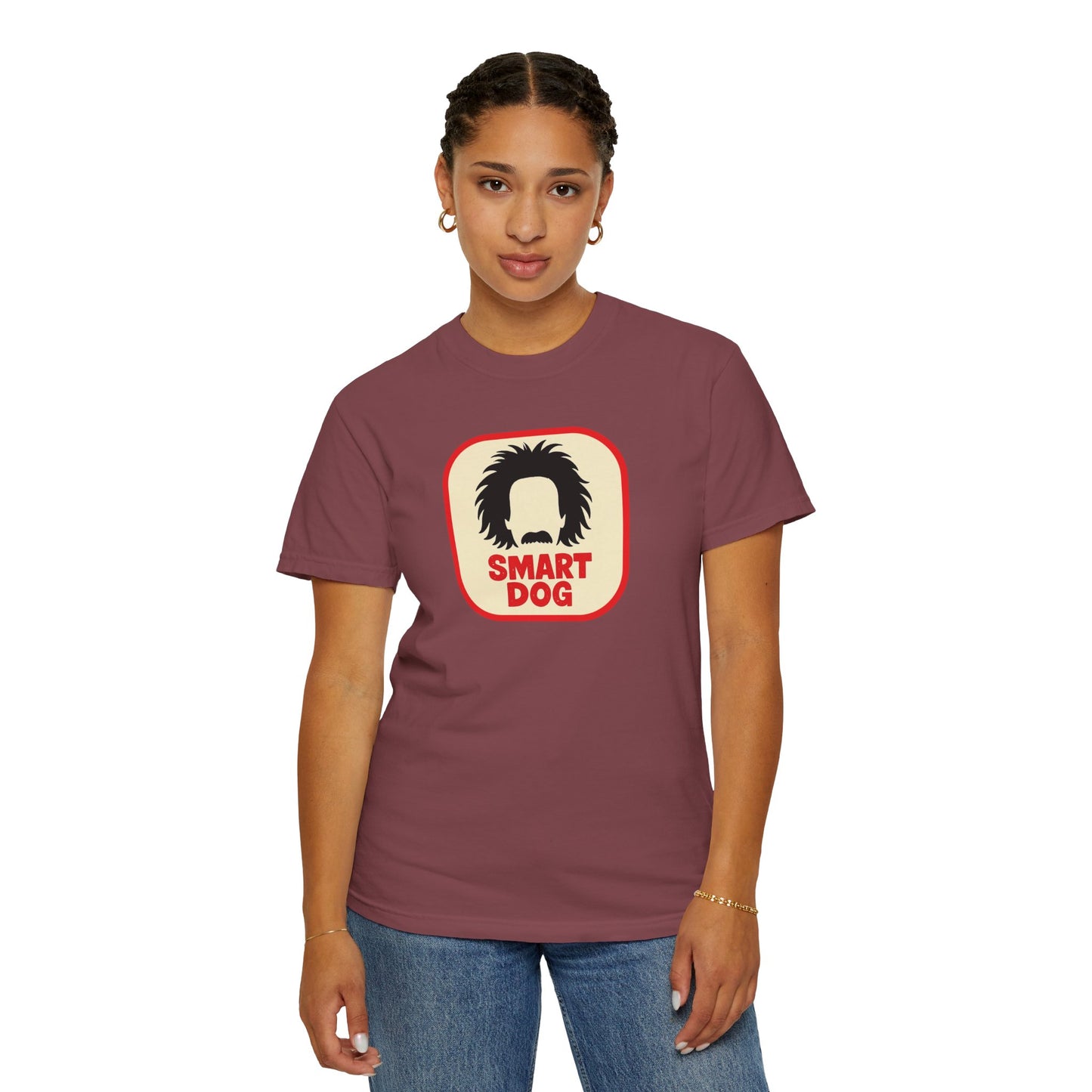 Dog Lover Graphic T-shirt - Smart Dog, Albert Einstein Design