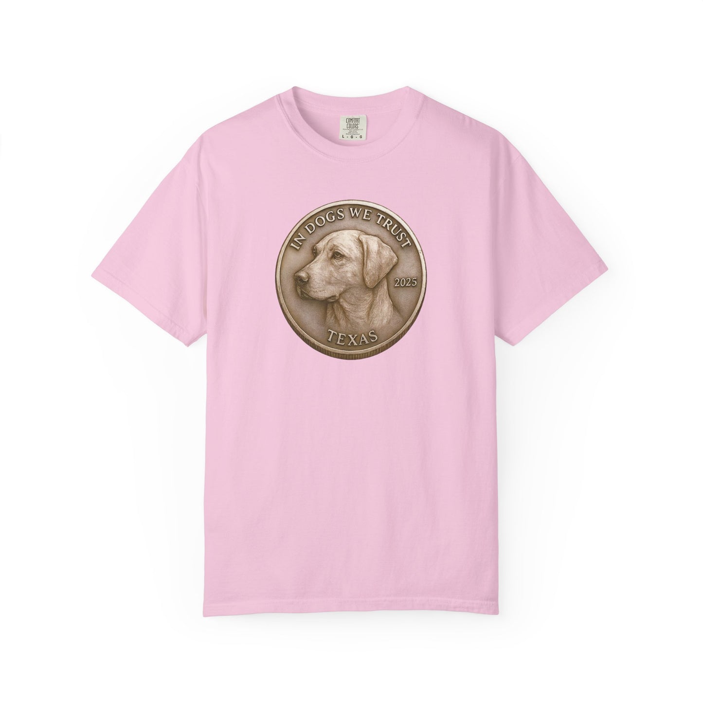 Texas State Coin T-Shirt Collection - Proud Dog Breed Illustrations