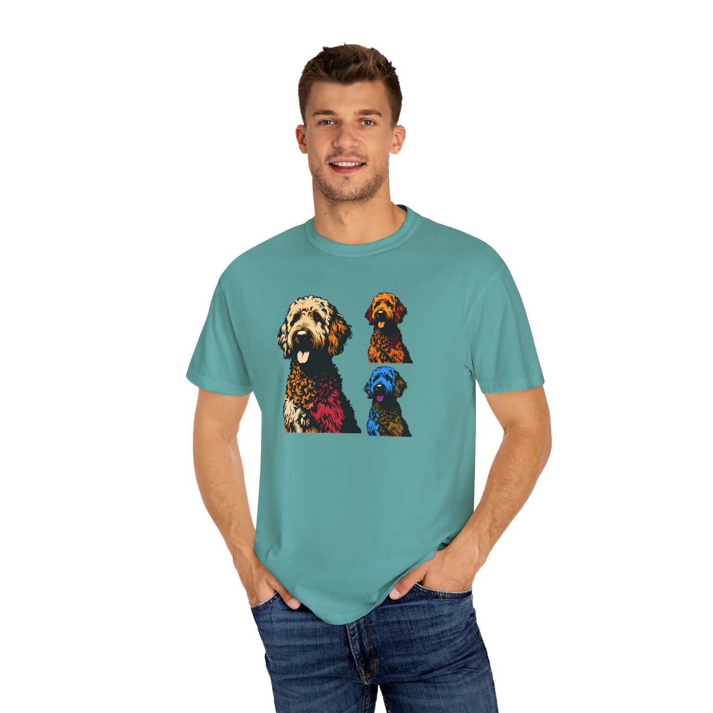 Labradoodle Love Tee – Color Splash Edition