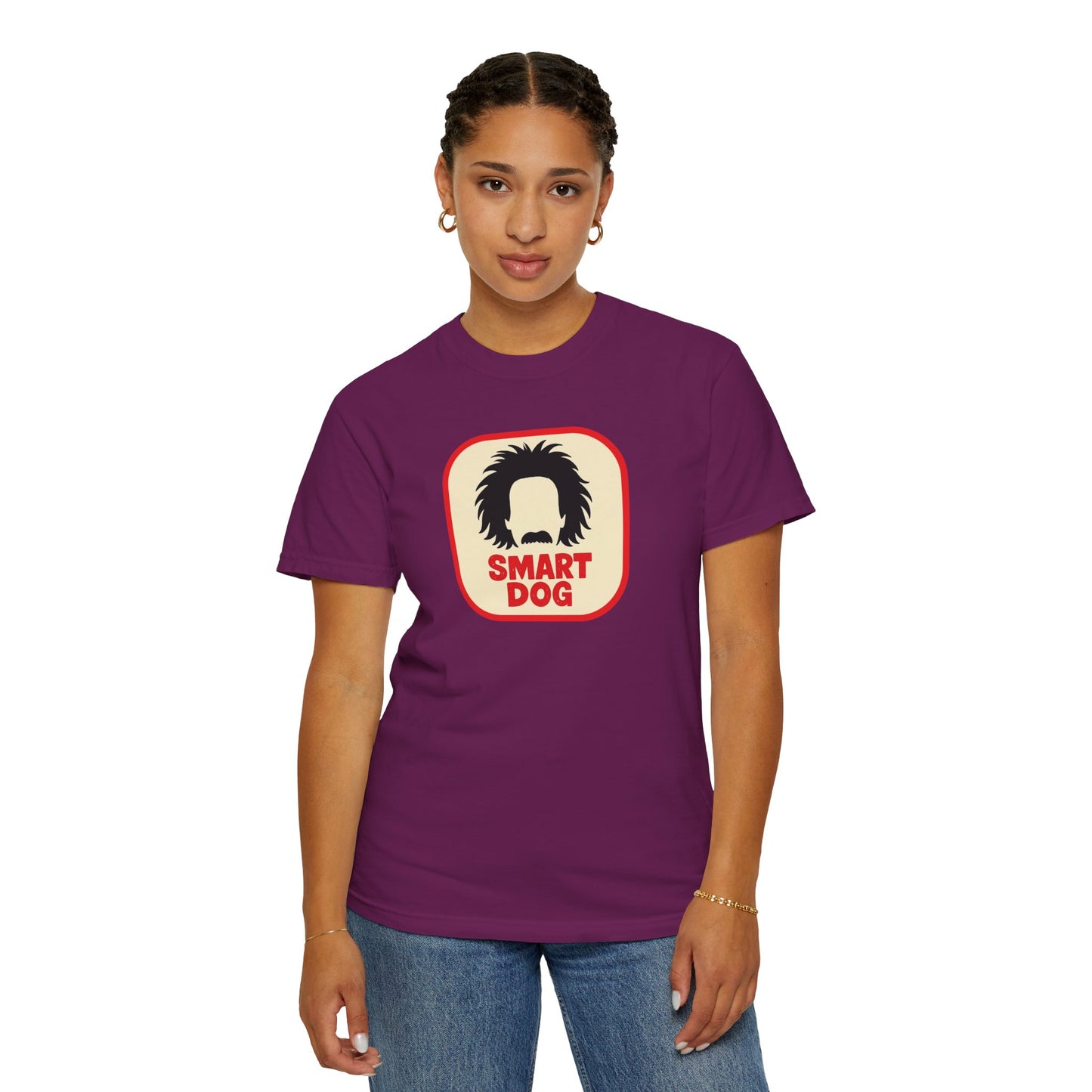 Dog Lover Graphic T-shirt - Smart Dog, Albert Einstein Design