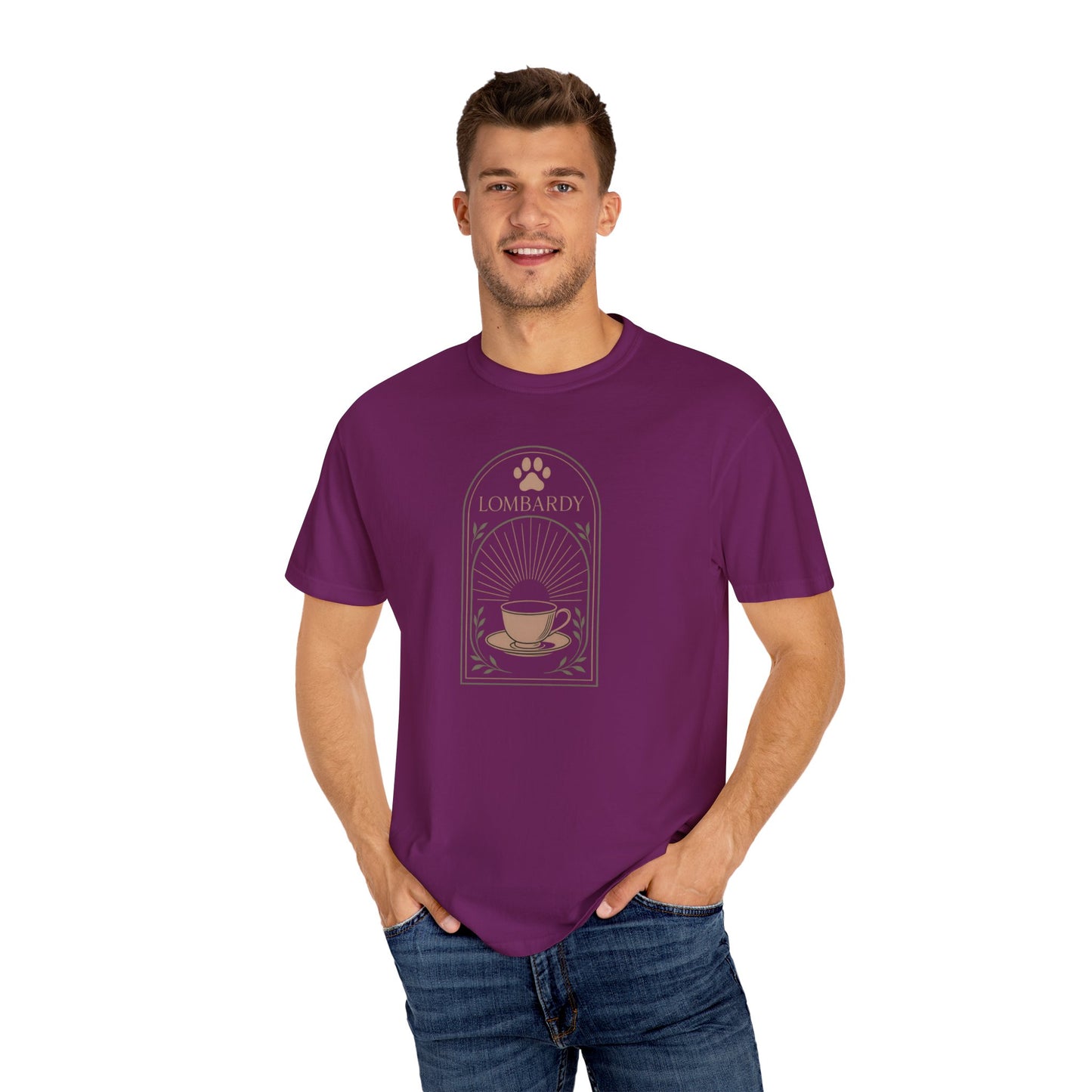 Coffee Lover's Unisex Garment-Dyed T-shirt, Soft Cotton Tee, Perfect Gift for Baristas, Coffee Enthusiasts, Homewear, Casual Style