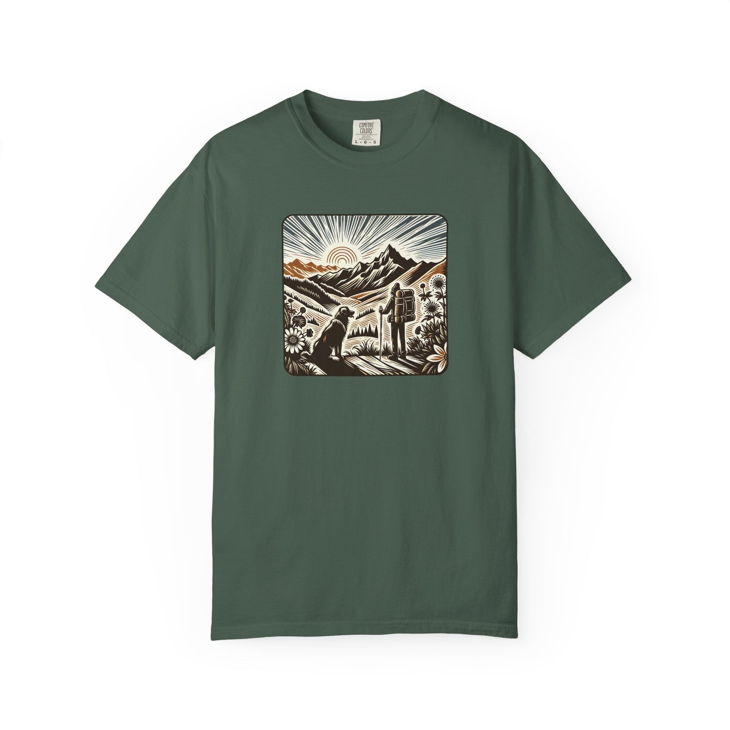 Adventure Awaits Unisex Garment-Dyed T-Shirt