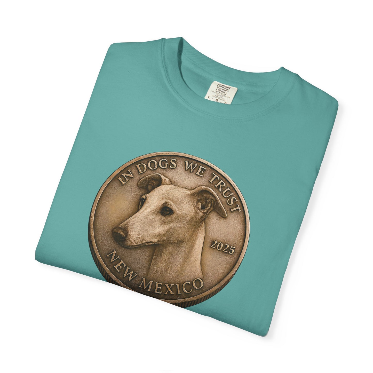 New Mexico State Coin T-Shirt Collection - Proud Dog Breed Illustrations