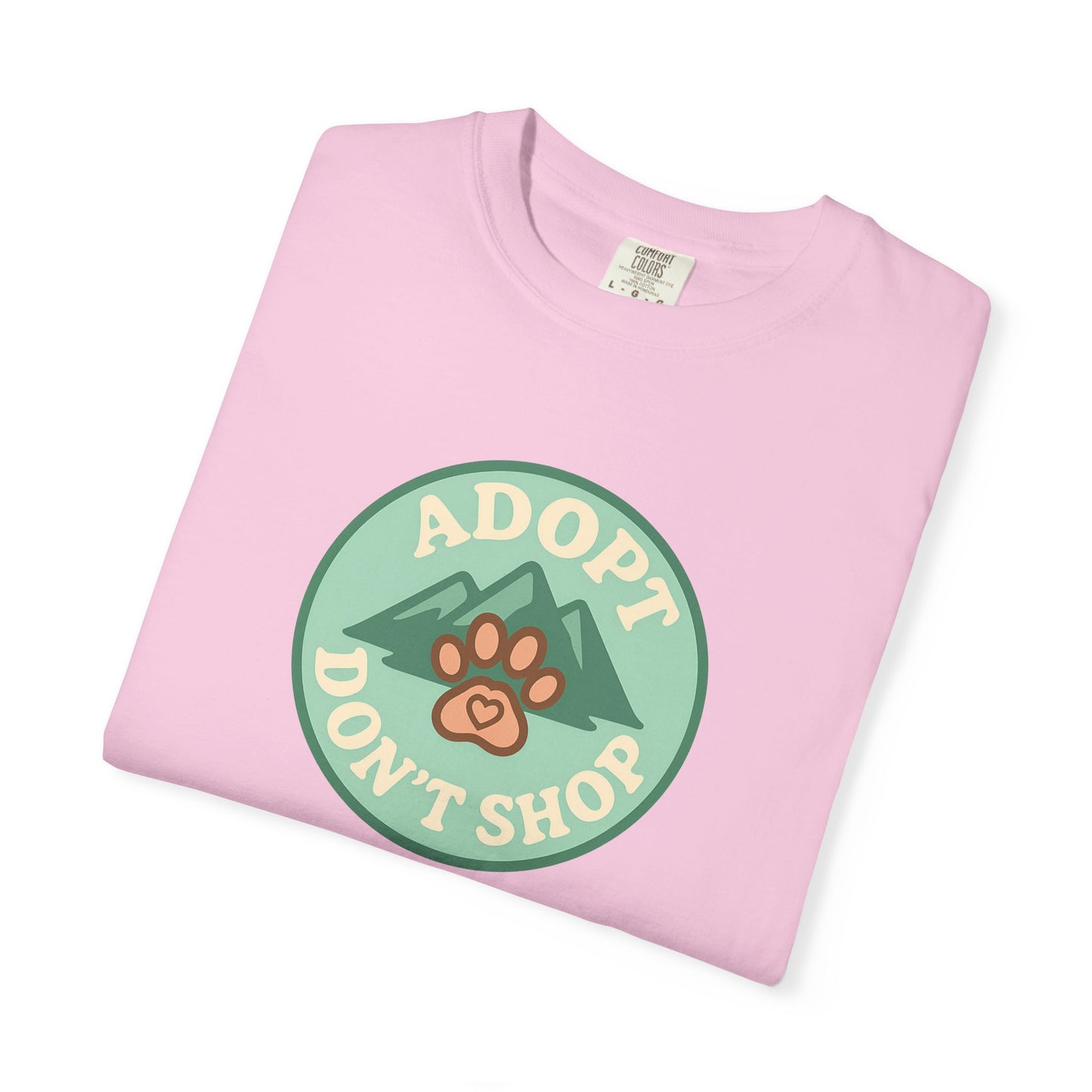 Adopt Don't Shop T-shirt, Unisex Tee, Animal Lover Gift, Pet Adoption Awareness, Casual Wear, Eco-Friendly Fashion, Dog Mom Shirt