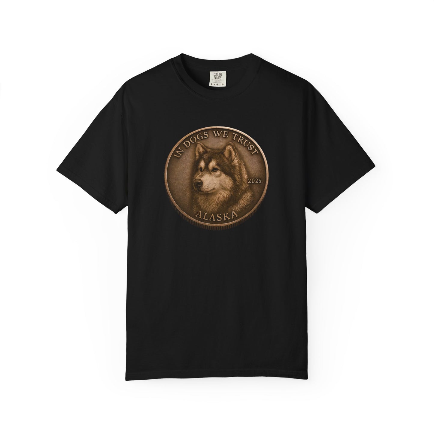 Alaska State Coin T-Shirt Collection - Proud Dog Breed Illustrations