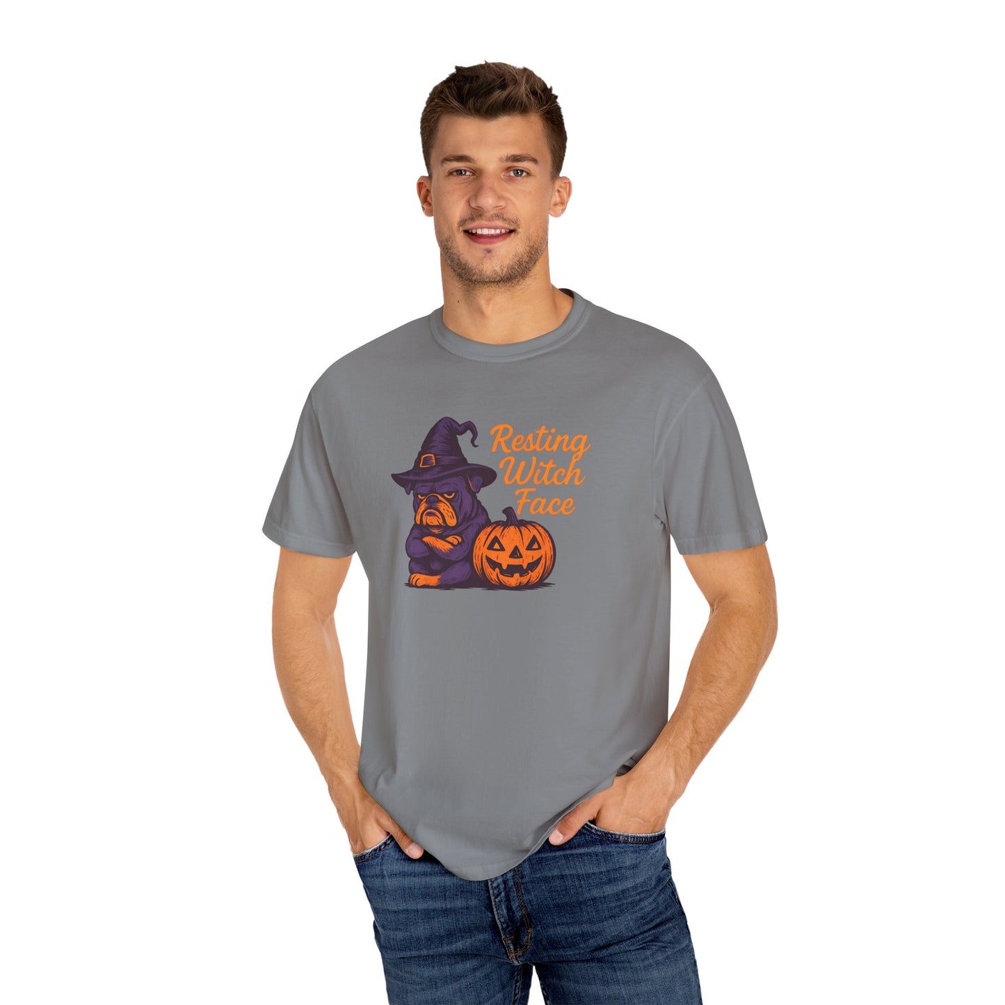Halloween Witch T-Shirt, Funny Resting Witch Face Tee, Unisex Halloween Apparel, Spooky Season Shirt, Fall Festive Wear