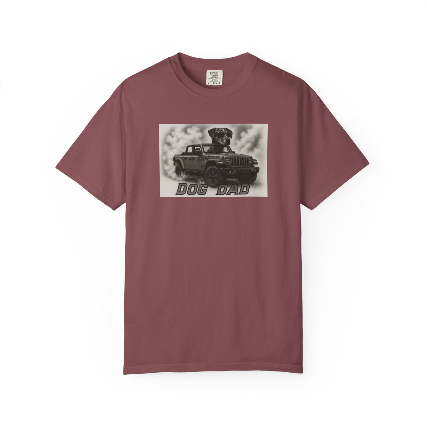 Dog Dad - Catahoula - Cool Dogs in Cool Cars T-Shirt Collection | Funny Dog Lover Apparel for Men