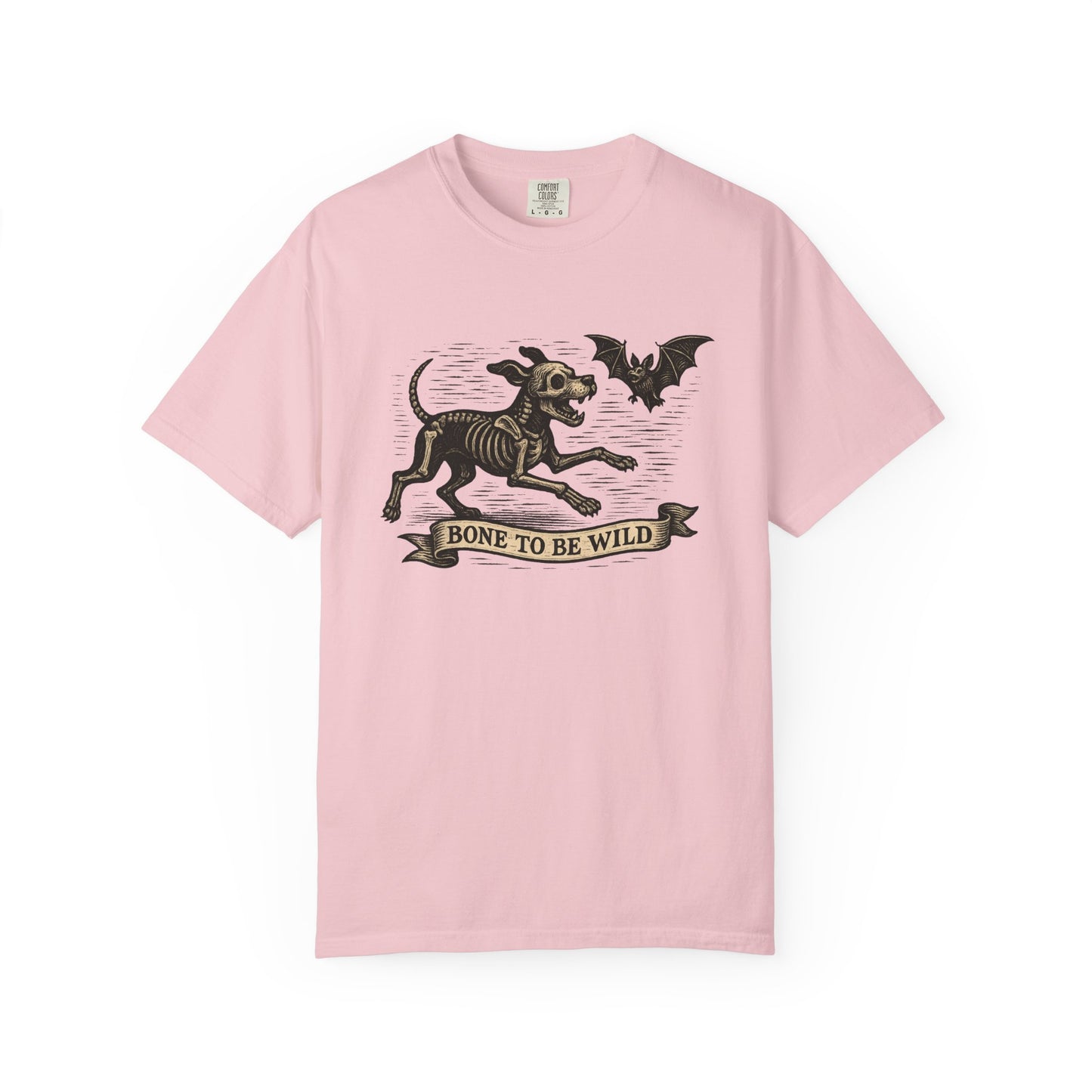 Bone To Be Wild Dog T-Shirt, Unisex Pet Lover Shirt, Halloween Tee, Funny Dog Apparel, Gift for Animal Lovers