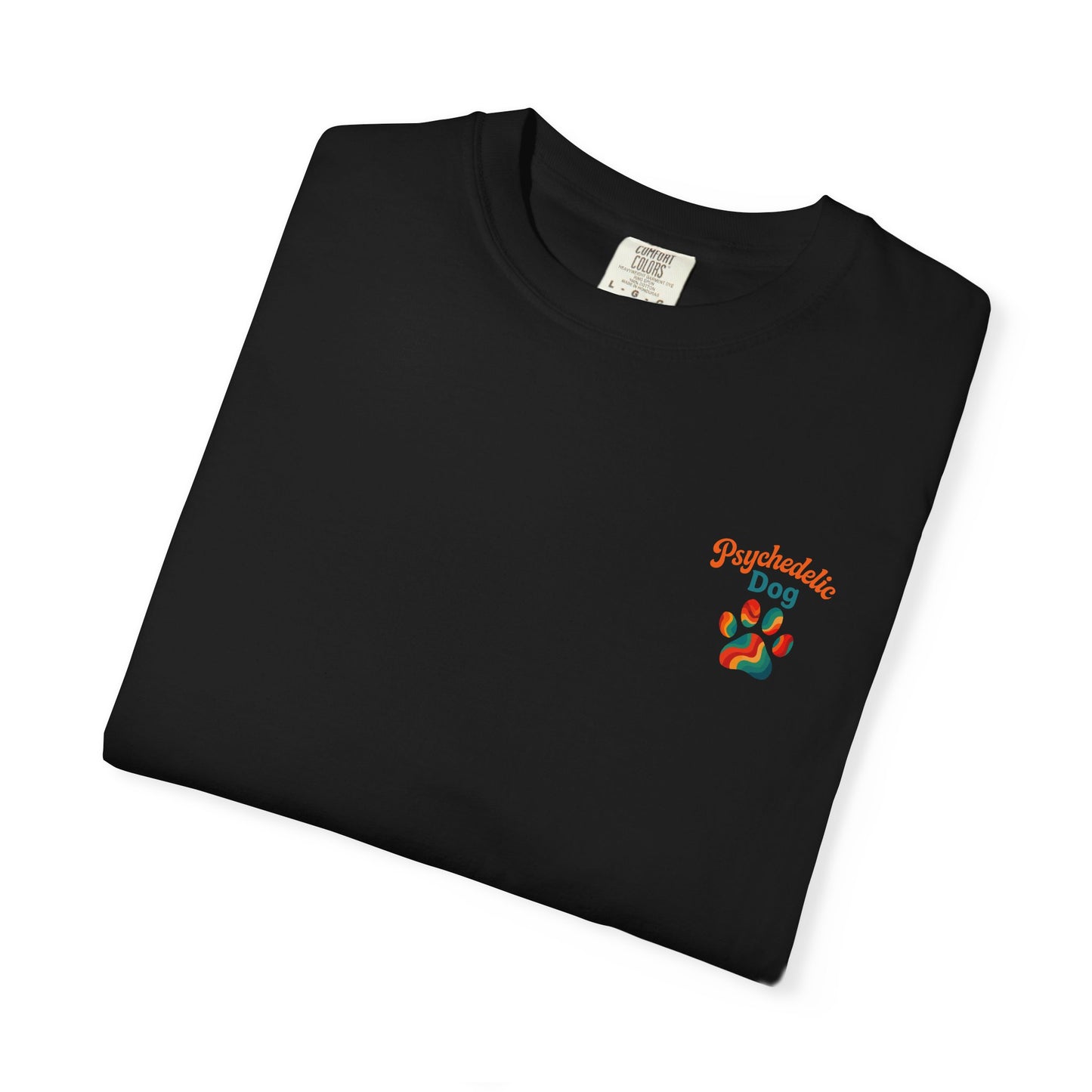 Psychedelic Dog T-Shirt - Jimi Hendrix Fun Humorous Design for Men and Women