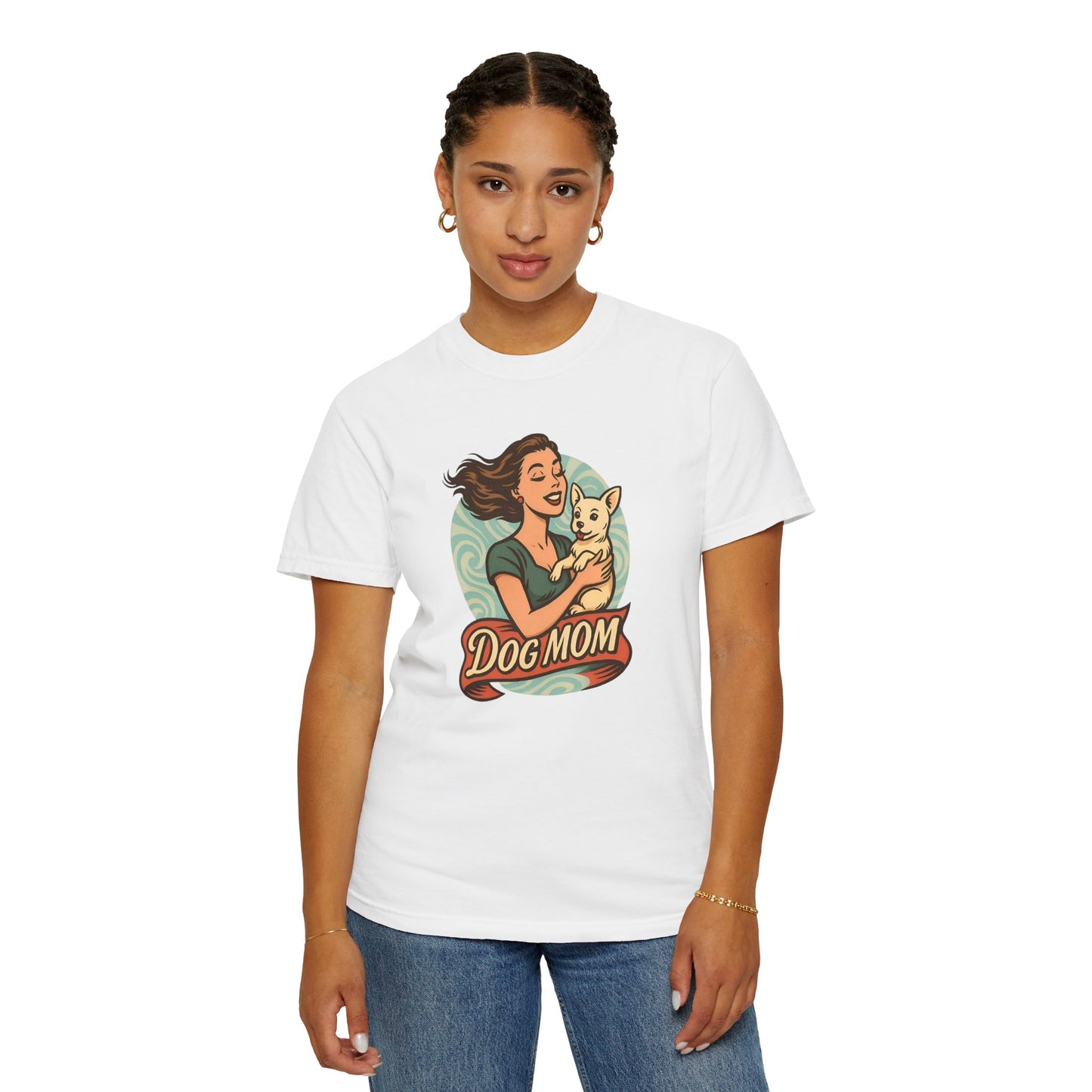 Dog Mom T-Shirt, Unisex Tee for Pet Lovers, Gift for Dog Owners, Casual Wear, Animal Lover Apparel