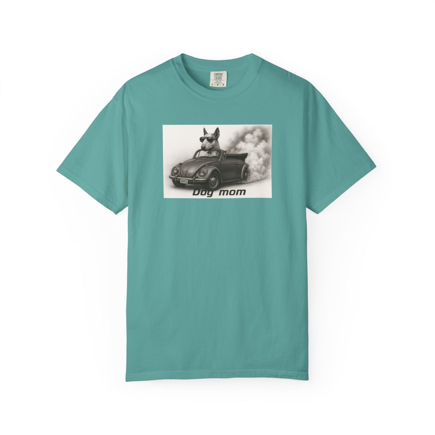 Dog Mom - Bull Terrier - “Cool Dogs in Cool Cars” T-Shirt Collection! 🐶🚗