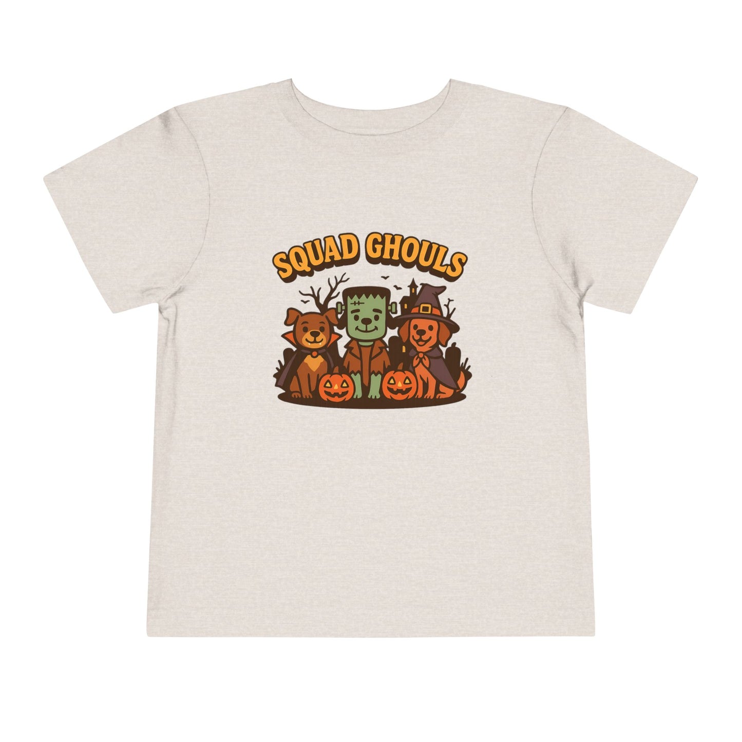 Halloween Squad Ghouls Toddler Tee, Cute Spooky Shirt for Kids, Halloween Costume Top, Trick or Treat Tee, Fall Celebration Outfit