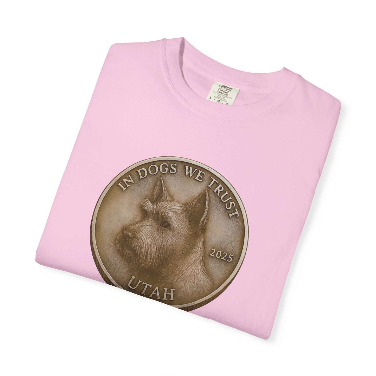 Utah State Coin T-Shirt Collection - Proud Dog Breed Illustrations