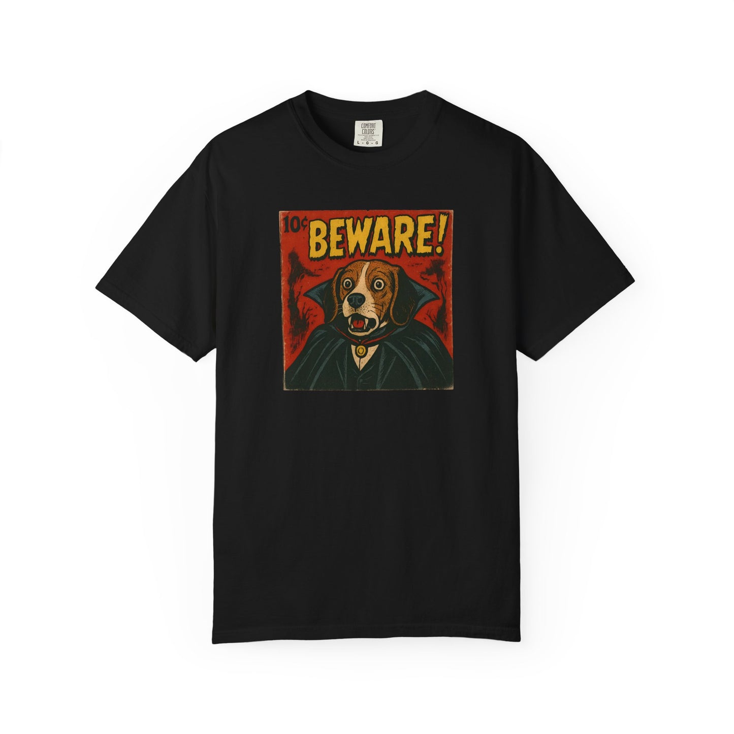 Spooky Dog Graphic T-Shirt | Unisex Vintage Style Tee, Halloween Shirt, Dog Lover Gift, Retro Graphic Tee, Funny Pet Apparel