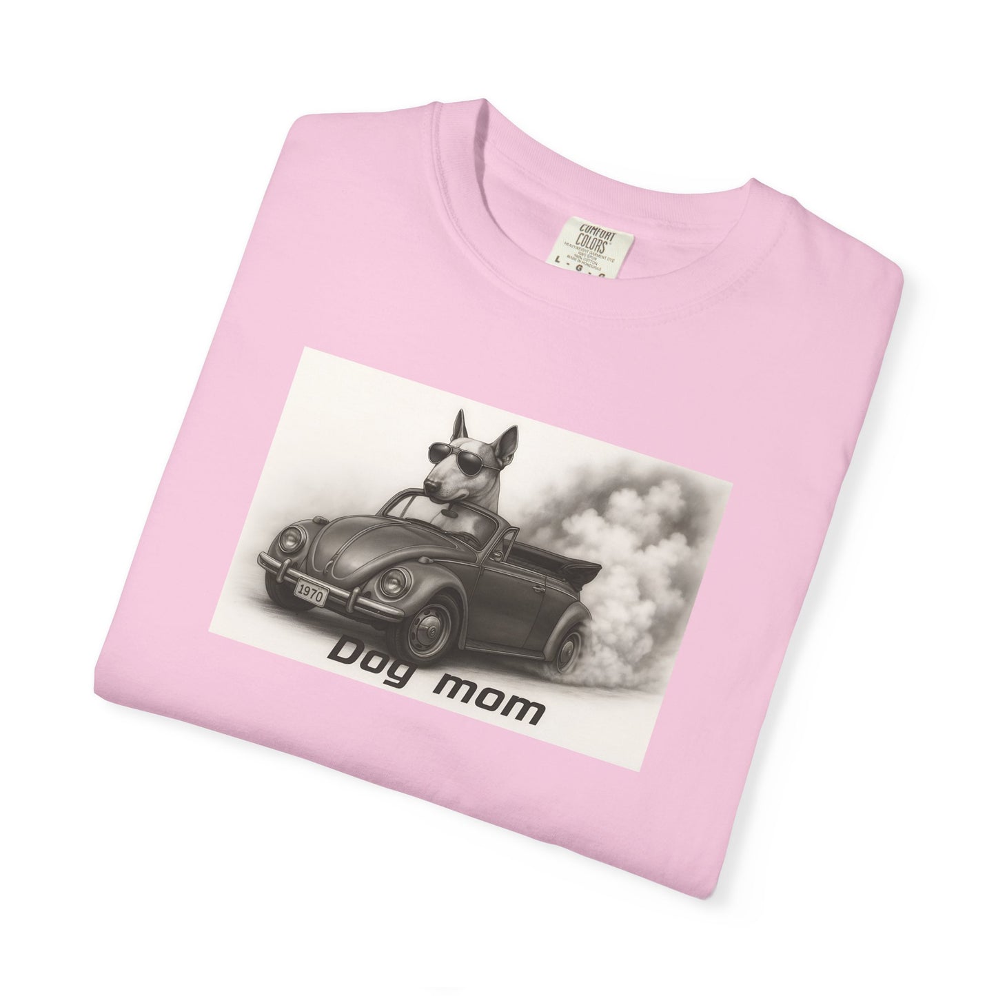 Dog Mom - Bull Terrier - “Cool Dogs in Cool Cars” T-Shirt Collection! 🐶🚗