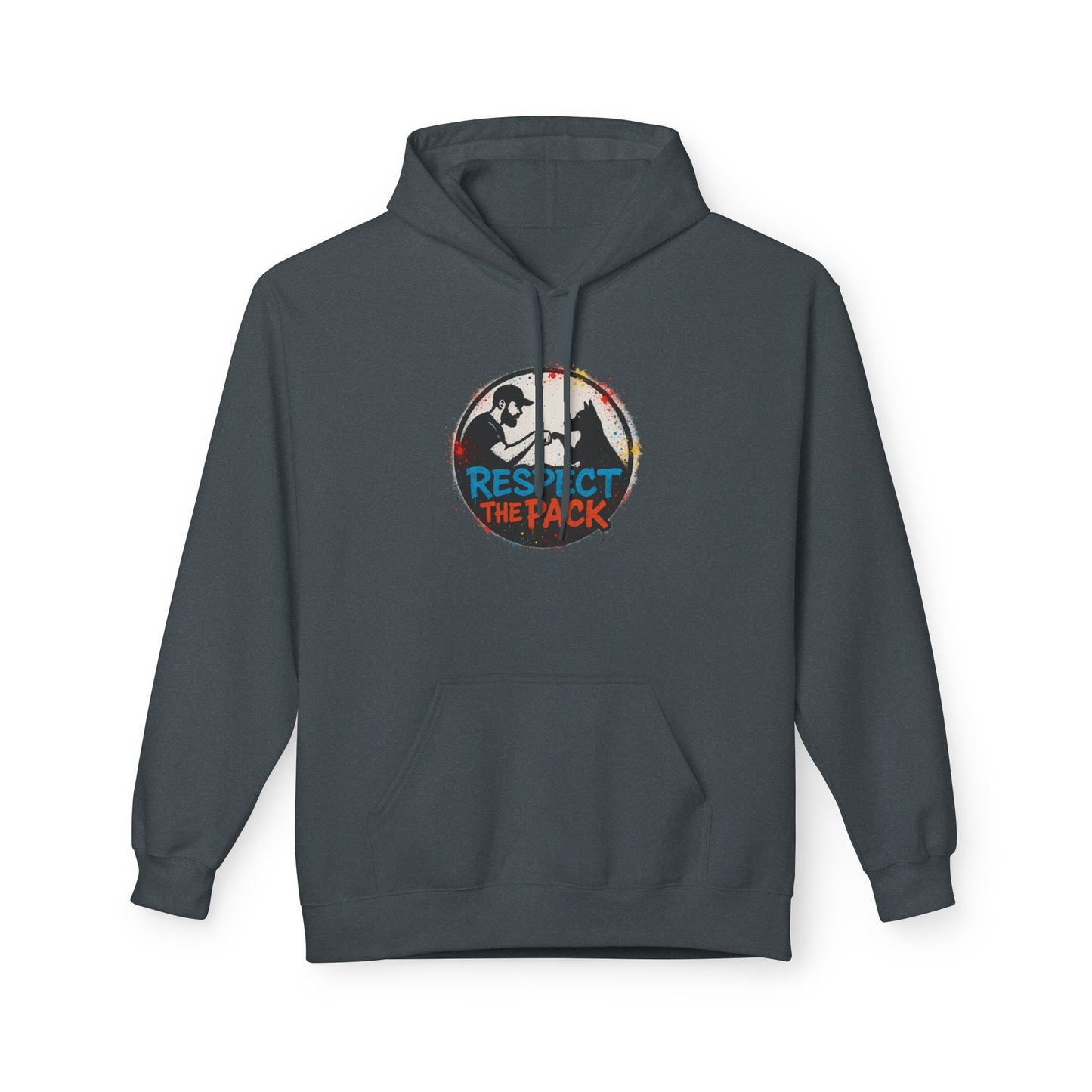 Dog Dad Fleece Hoodie, Unisex Softstyle Hooded Sweatshirt, Perfect Gift for Dog Lovers, Comfortable and Stylish