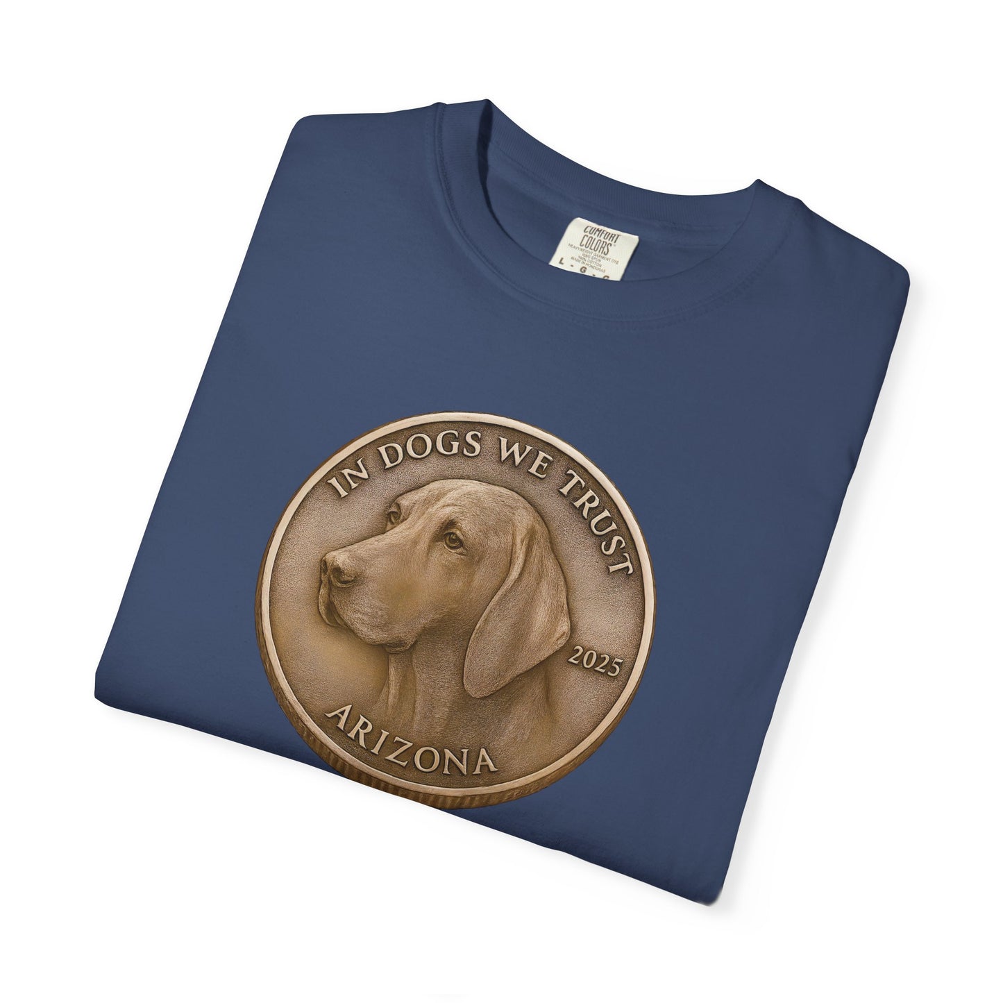 Arizona State Coin T-Shirt Collection - Proud Dog Breed Illustrations