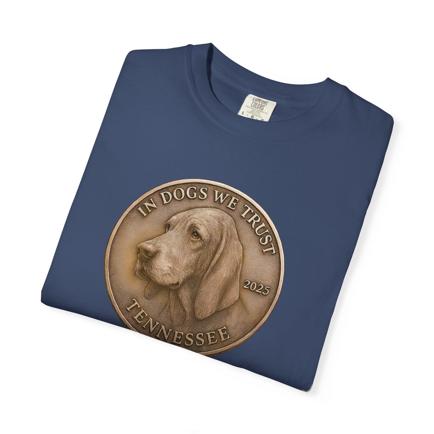 Tennessee State Coin T-Shirt Collection - Proud Dog Breed Illustrations