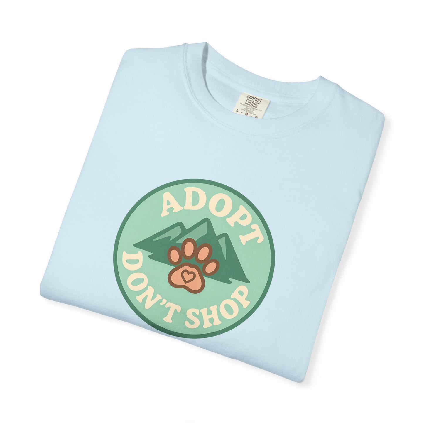 Adopt Don't Shop T-shirt, Unisex Tee, Animal Lover Gift, Pet Adoption Awareness, Casual Wear, Eco-Friendly Fashion, Dog Mom Shirt