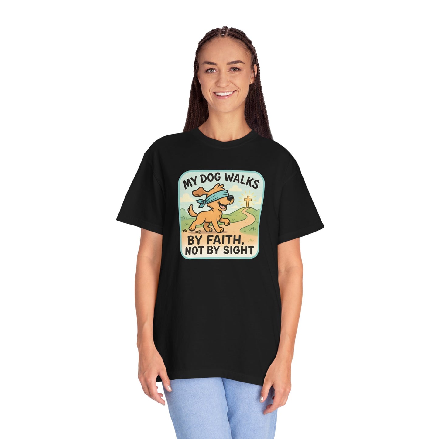 Faith-Inspired Dog Lover T-Shirt, Pet Owner Gifts, Cute Dog Apparel, Faith and Pets Merchandise, Casual Summer Wear