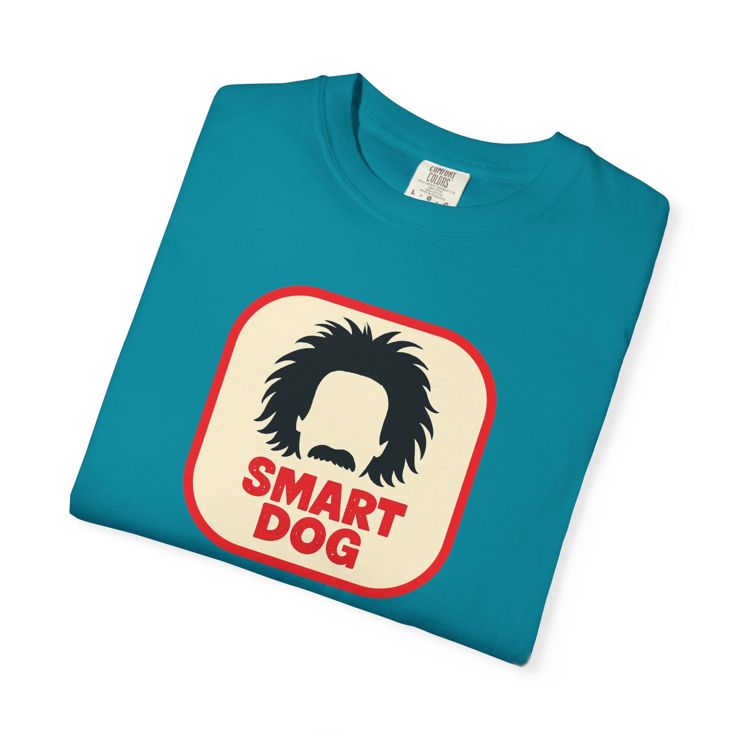 Dog Lover Graphic T-shirt - Smart Dog, Albert Einstein Design