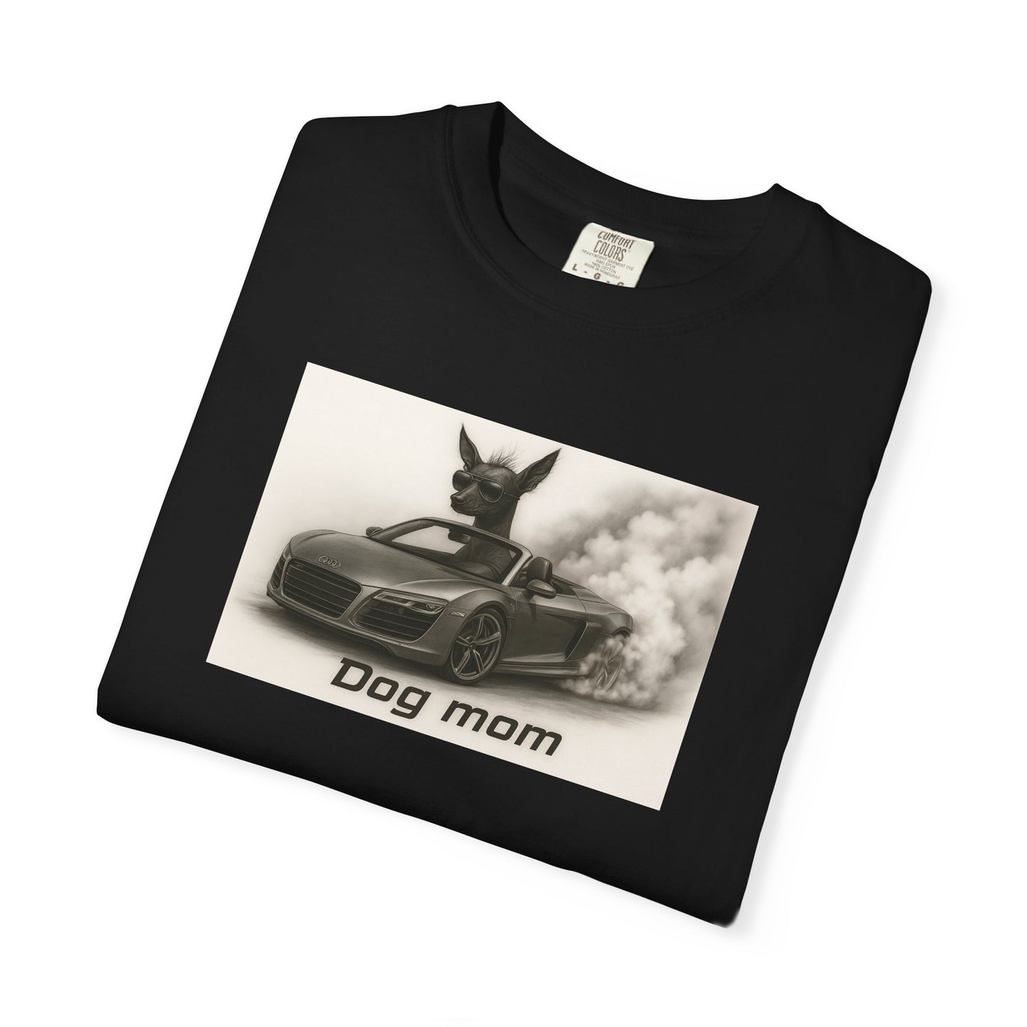 Dog Mom - Mexican Hairless - “Cool Dogs in Cool Cars” T-Shirt Collection! 🐶🚗