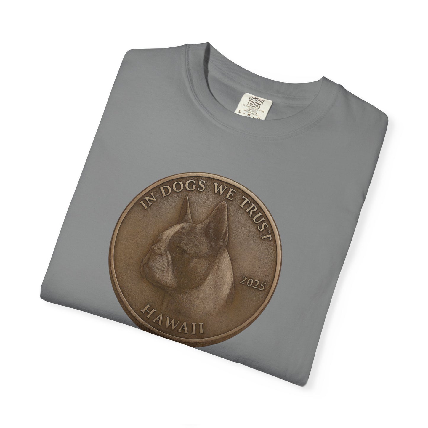 Hawaii State Coin T-Shirt Collection - Proud Dog Breed Illustrations