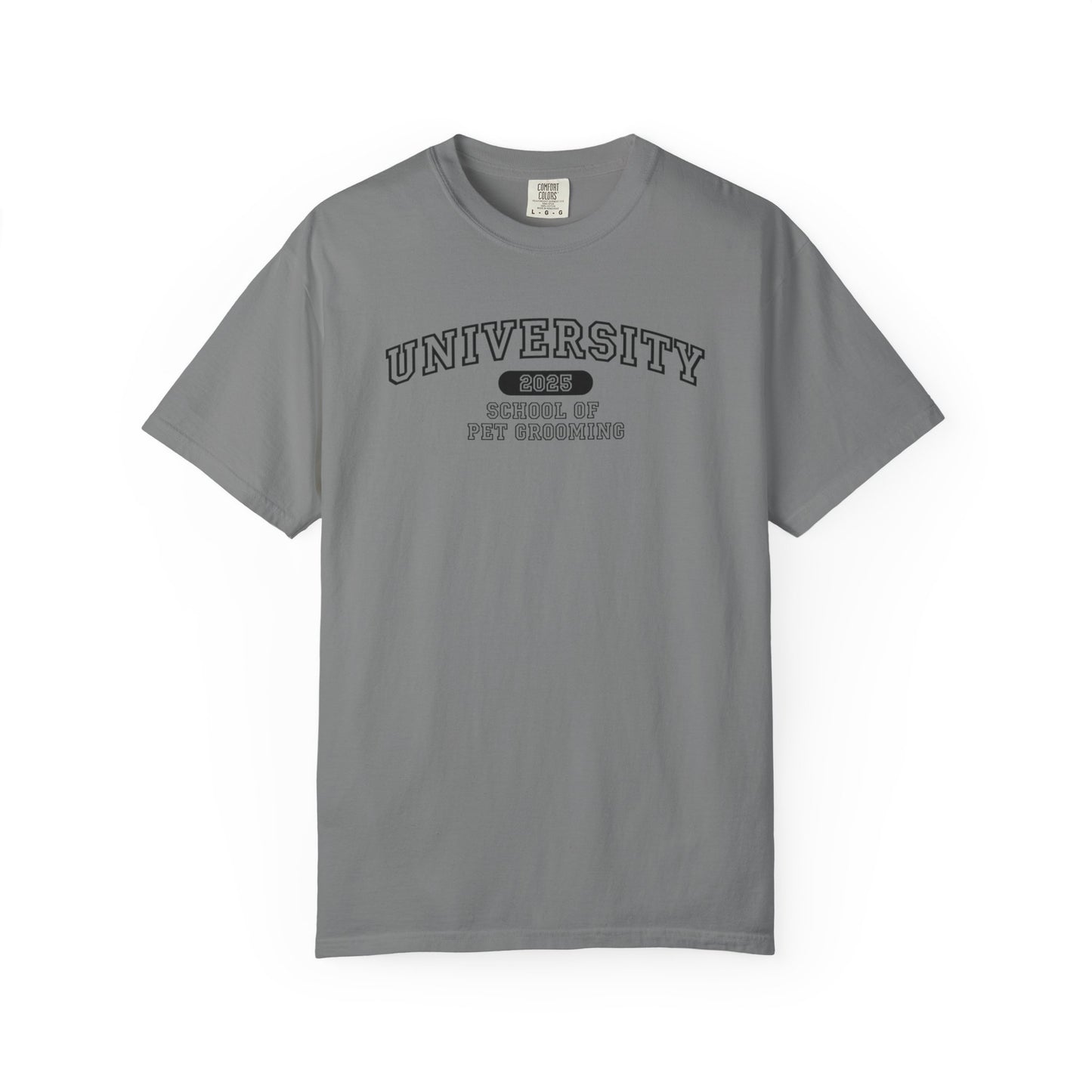 University School of Pet Grooming Unisex Garment-Dyed T-Shirt - University Style