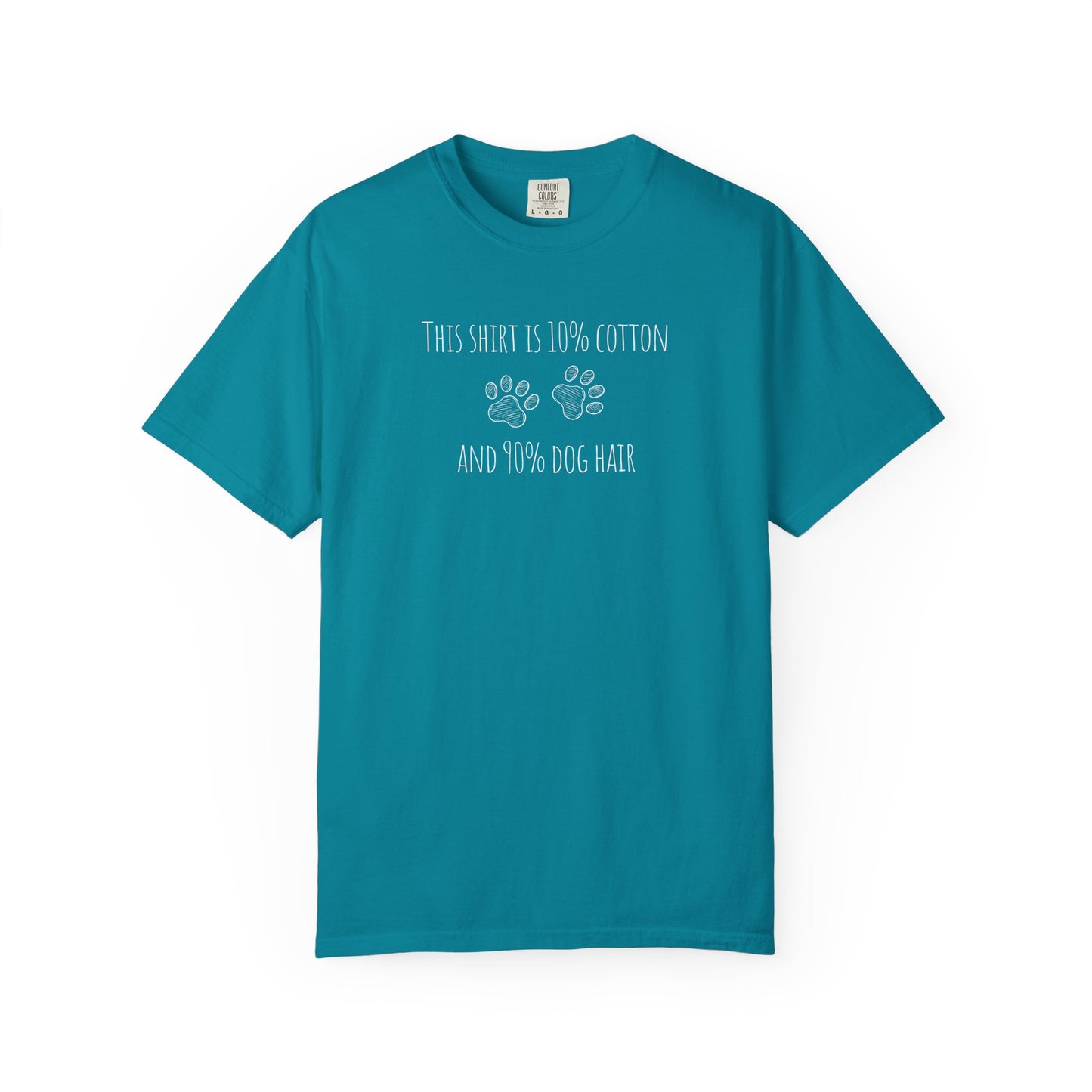 10% cotton 90% dog hair Unisex Garment-Dyed T-shirt - Casual Comfort for Trendsetters