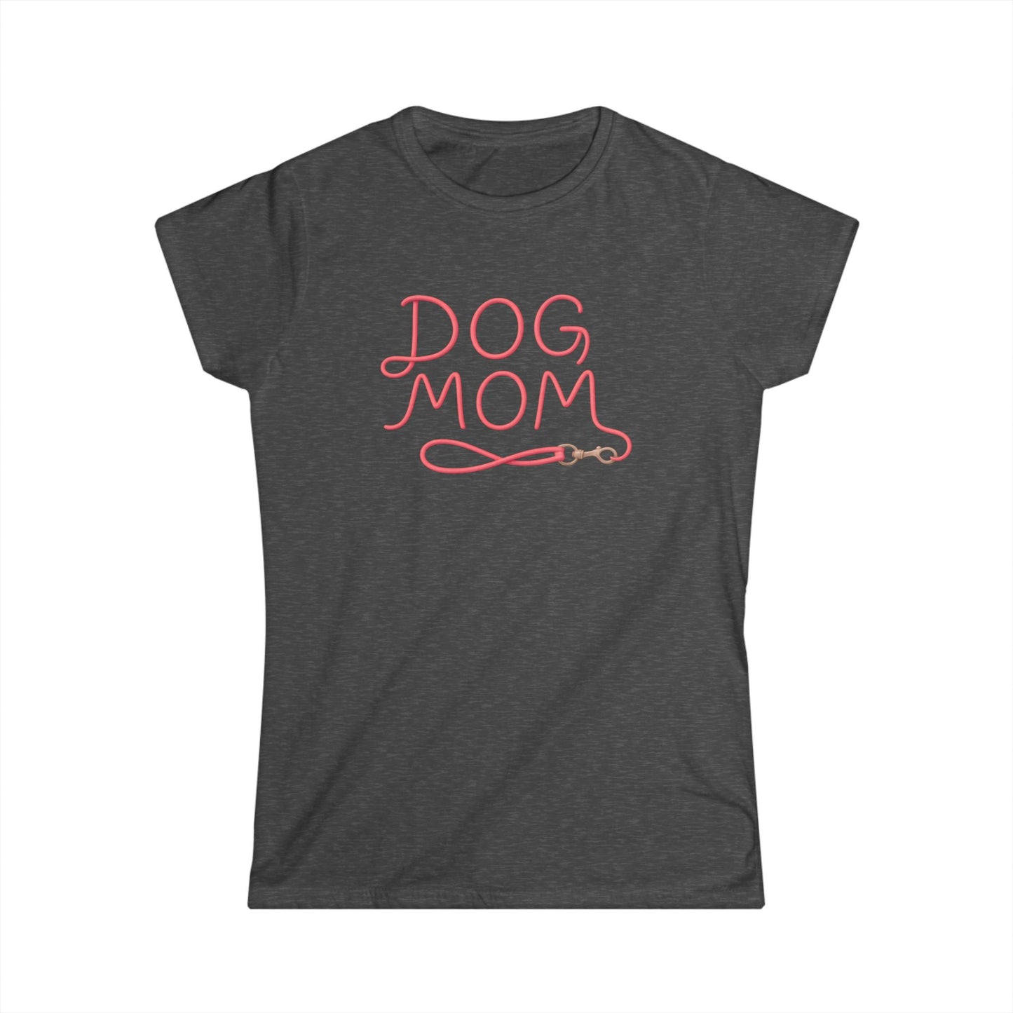 Dog Mom Softstyle Tee, Dog Lover Shirt, Pet Parent Gift, Casual Dog Mom Apparel, Birthday Gift for Dog Owners
