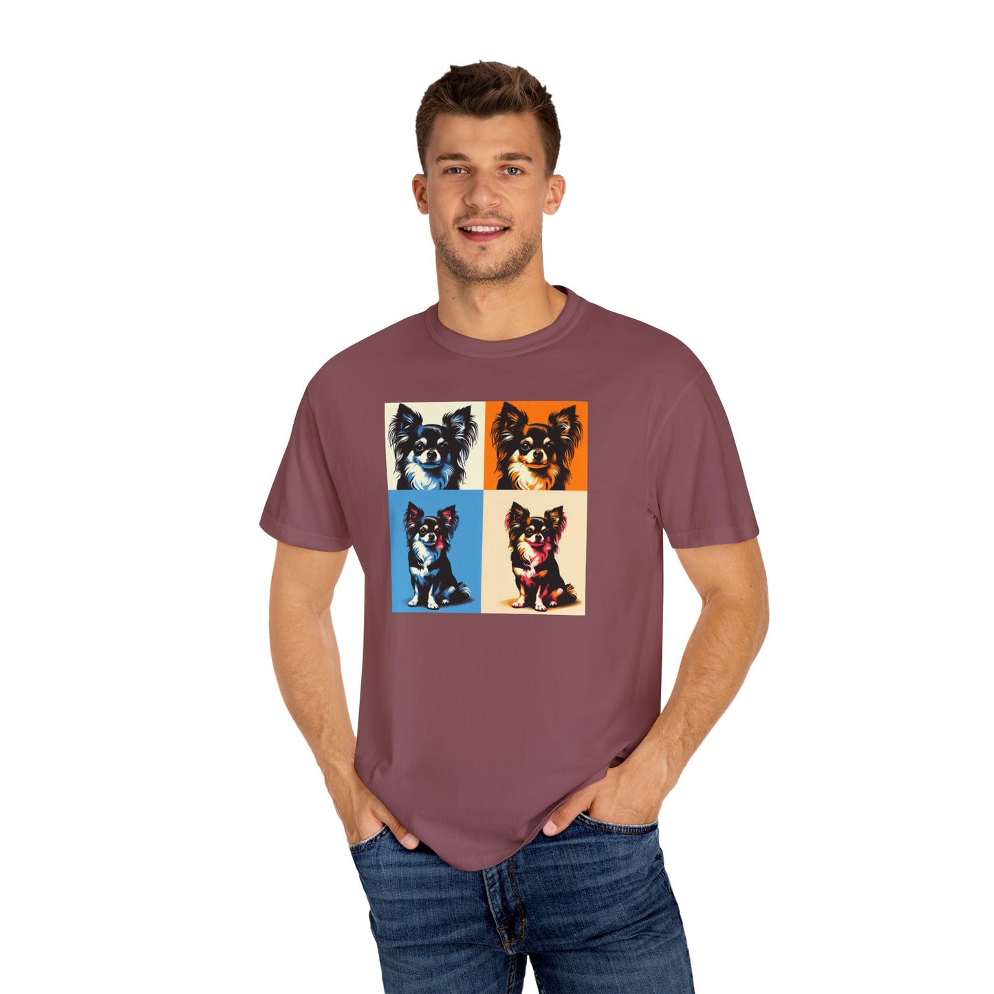 Chihuahua Pop Art Unisex T-shirt - Colorful Graphic Tee for Dog Lovers