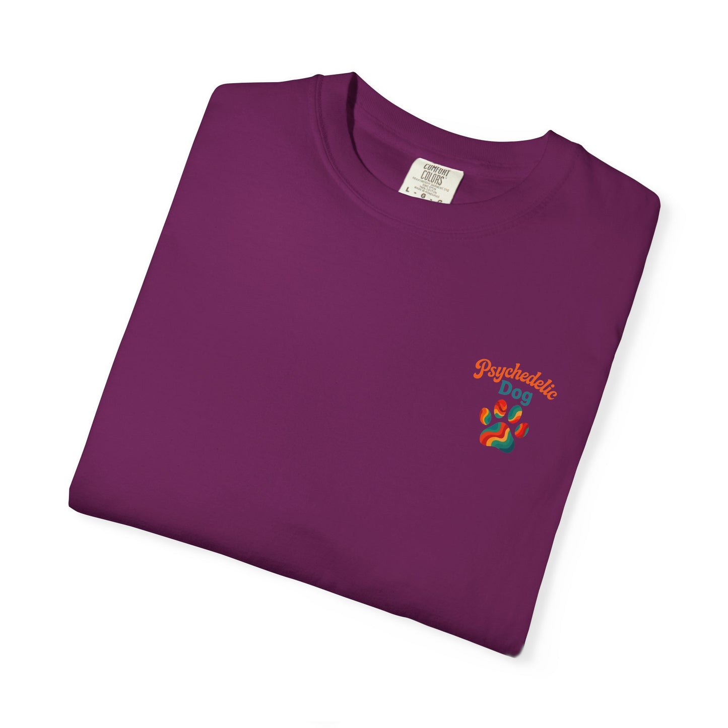 Psychedelic Dog T-Shirt - Jimi Hendrix Fun Humorous Design for Men and Women