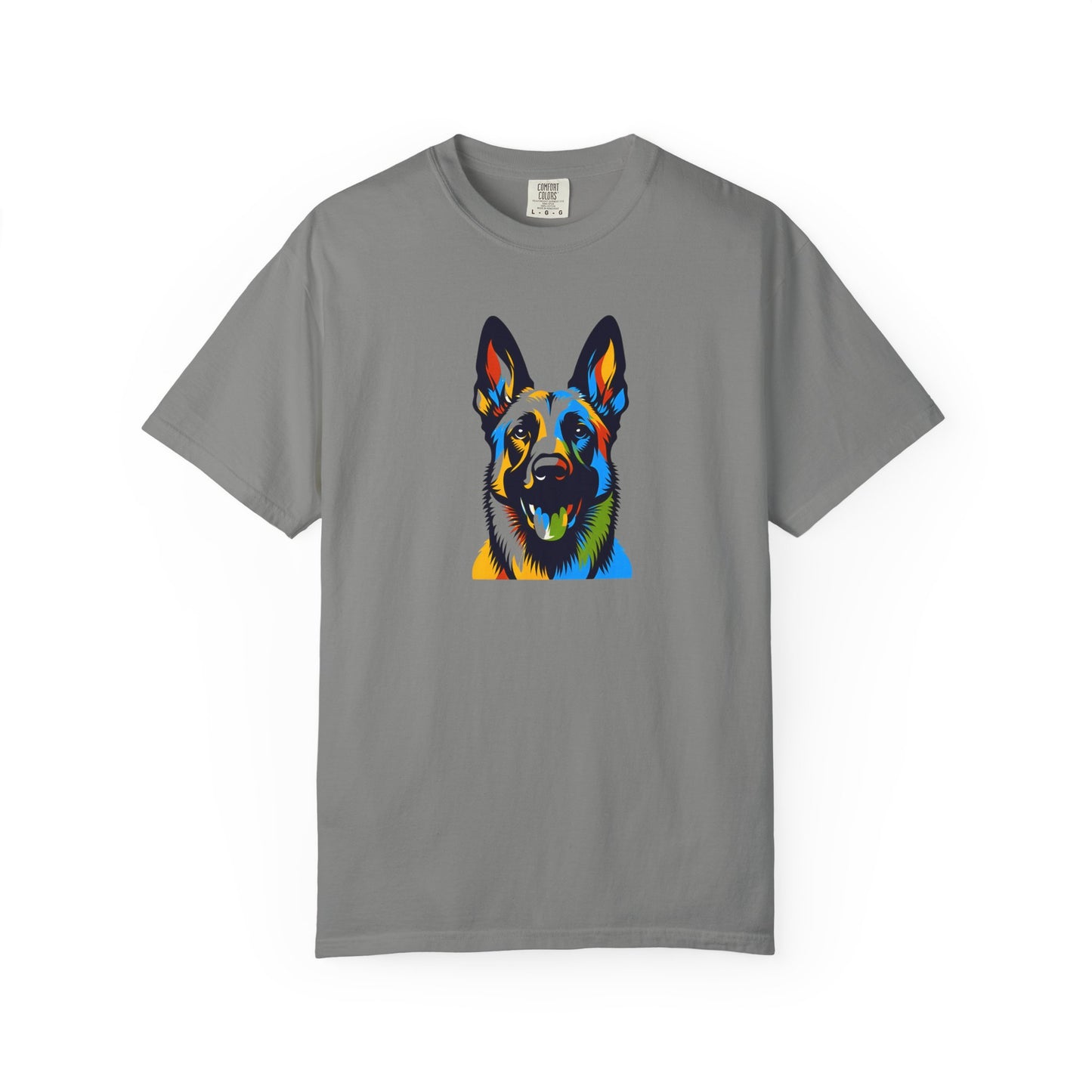Colorful Belgium Malinois Art Unisex T-Shirt - Perfect for Pet Lovers