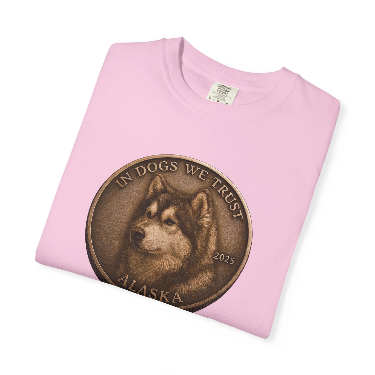 Alaska State Coin T-Shirt Collection - Proud Dog Breed Illustrations