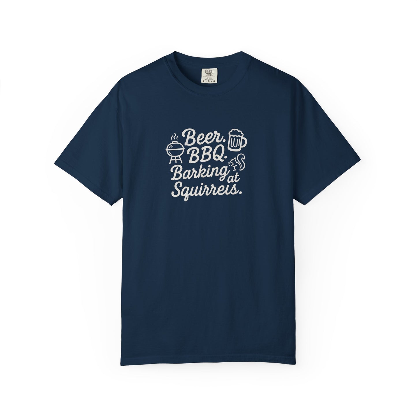 Beer BBQ and Barking Dog Dad T-Shirt