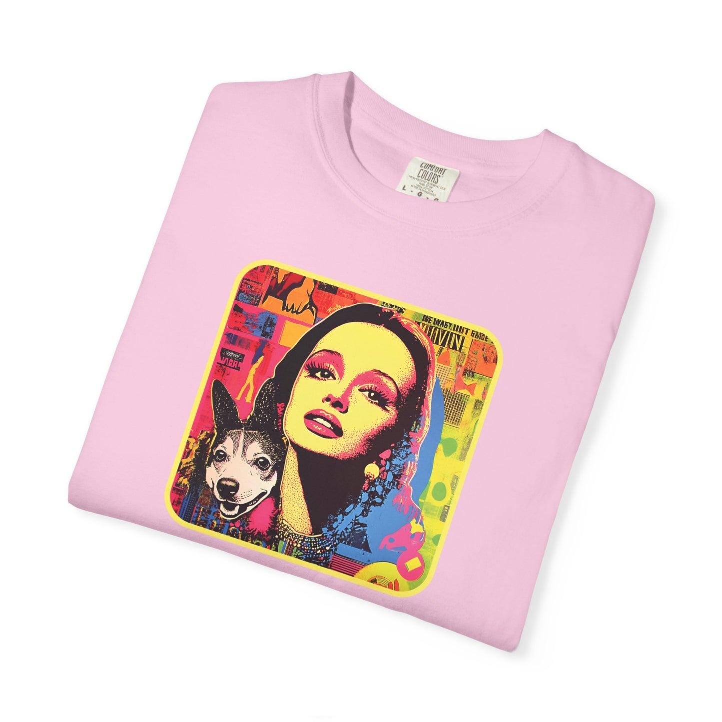 Pop Art Mom and Dog T-Shirt