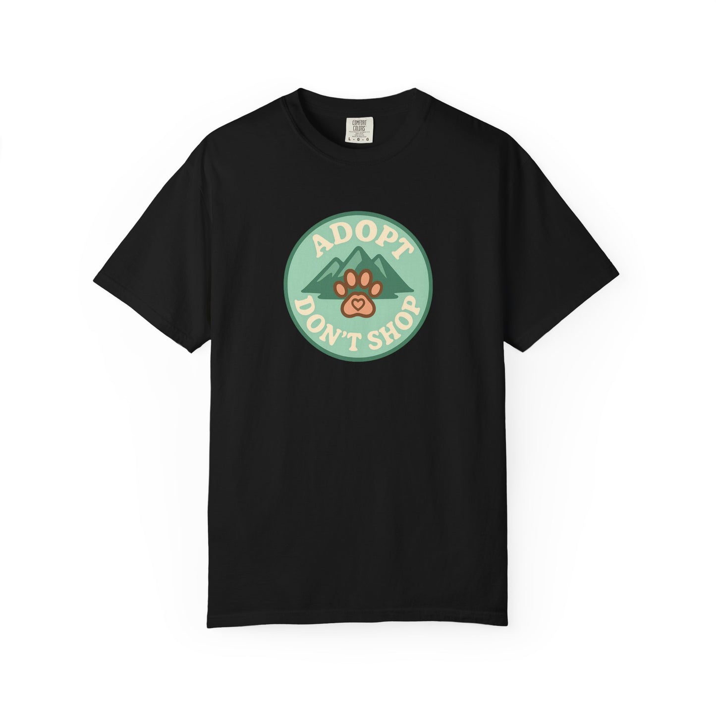 Adopt Don't Shop T-shirt, Unisex Tee, Animal Lover Gift, Pet Adoption Awareness, Casual Wear, Eco-Friendly Fashion, Dog Mom Shirt