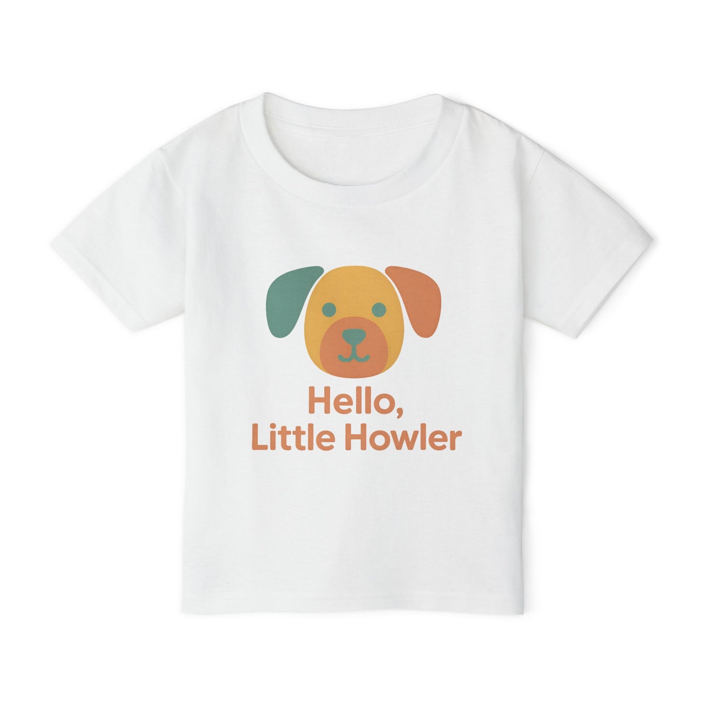 Adorable Toddler T-Shirt, Cute Dog Shirt, Hello Little Howler Tee, Kids Gift, Pet Lover Apparel, Fun Playtime Top